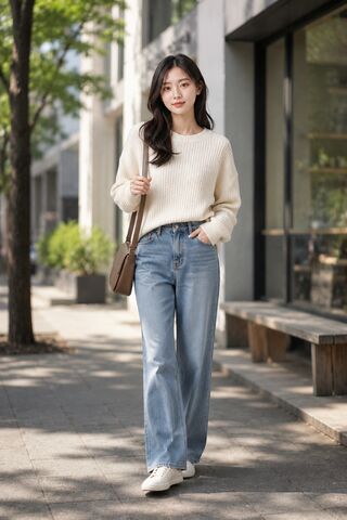 배경 — 도심 거리